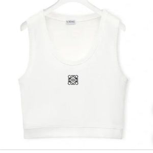 Loewe cropped anagram tank | white